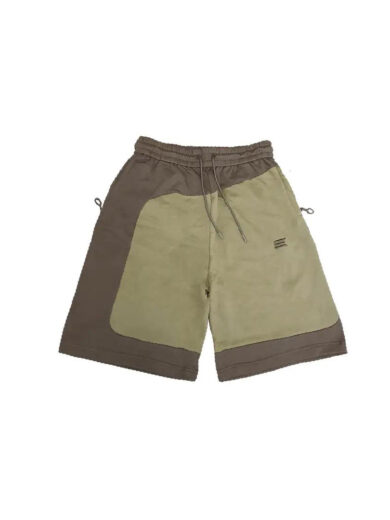 Kroen Asym Shorts Khaki Green